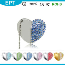 Valentinstag Diamant Herzform USB Flash Drive (ED030)